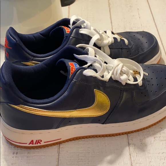 USA Red White Blue and Gold Air Force Ones - Picture 3 of 3